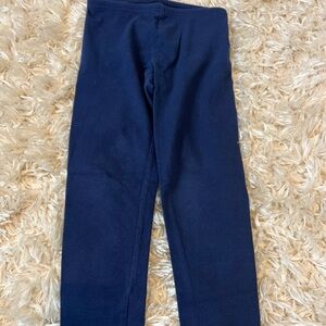 Old navy stretch leggings size small (6/7), navy blue